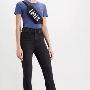 Levi’s Mile High Super Skinny Faded Black